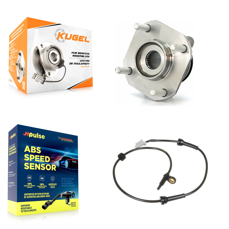 Front Wheel Hub Bearing And ABS Sensor Kit For Nissan Sentra with Harness K7S-102248