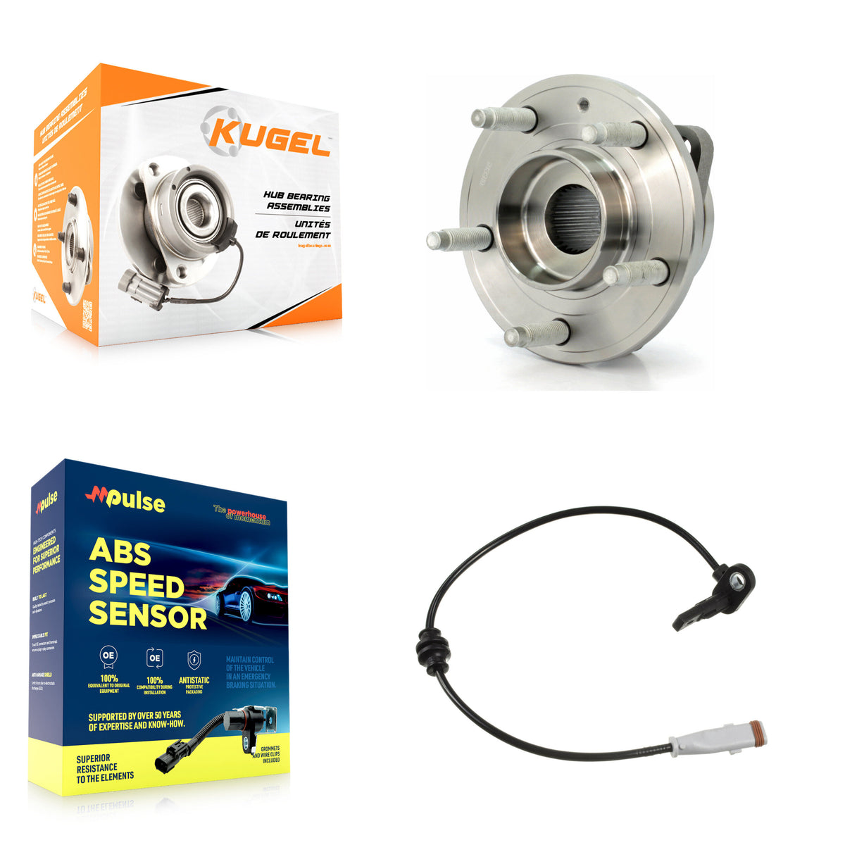 Front Wheel Hub Bearing And ABS Sensor Kit For Buick Cascada 1.6L with 4-Wheel K7S-102252