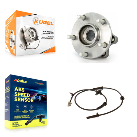 Front Wheel Hub Bearing And ABS Sensor Kit For Nissan Murano Quest with Harness K7S-102264
