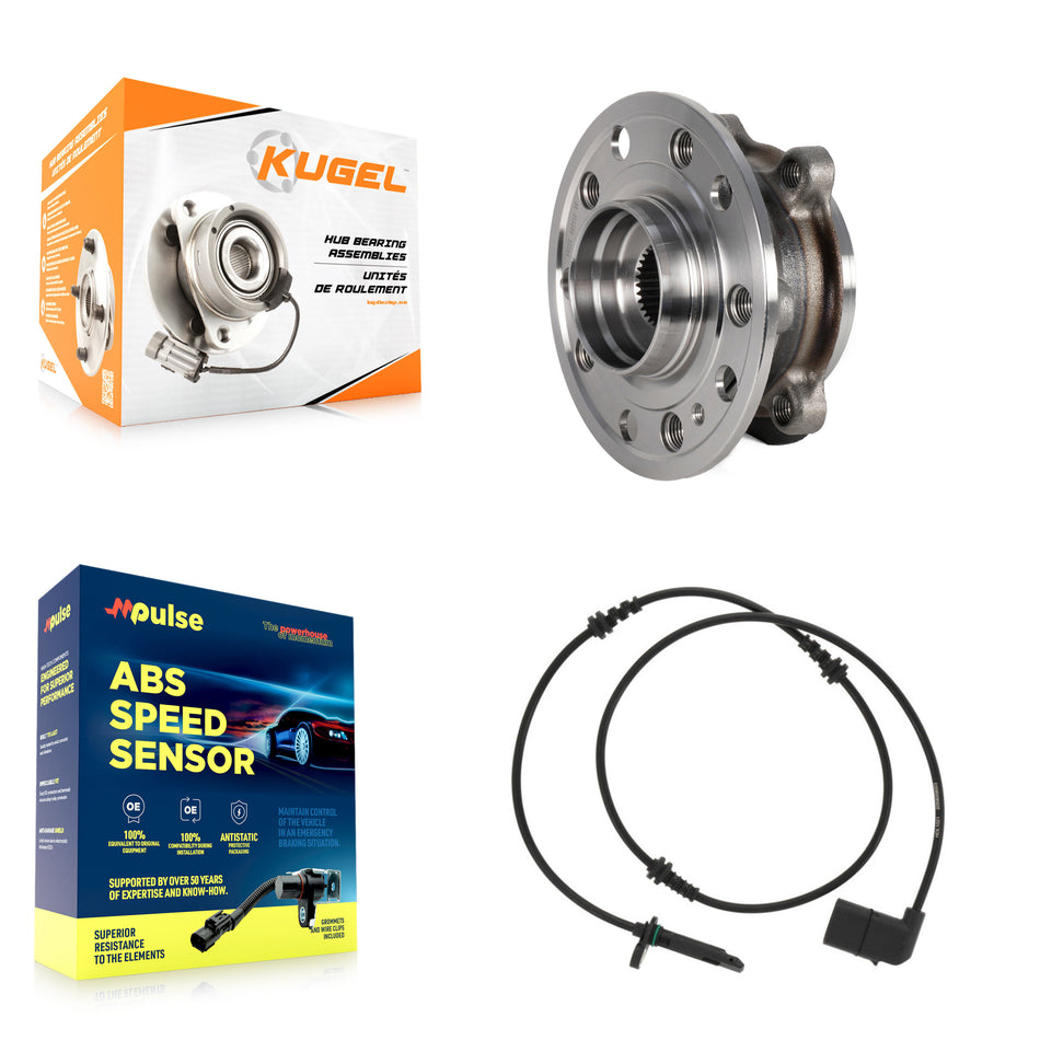 Front Wheel Hub Bearing And ABS Sensor Kit For Mercedes-Benz C300 with Harness K7S-102270