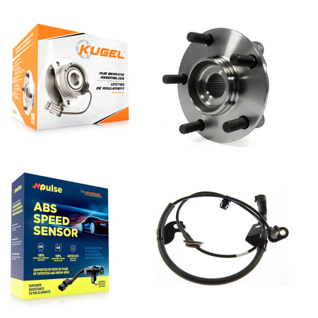 Front Wheel Hub Bearing And ABS Sensor Kit For Mitsubishi Lancer with Harness K7S-102275