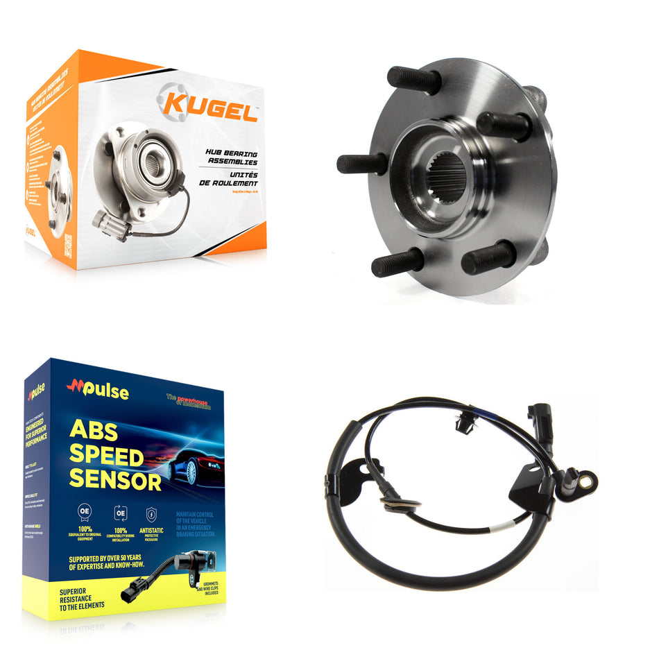 Front Wheel Hub Bearing And ABS Sensor Kit For Mitsubishi Lancer with Harness K7S-102275