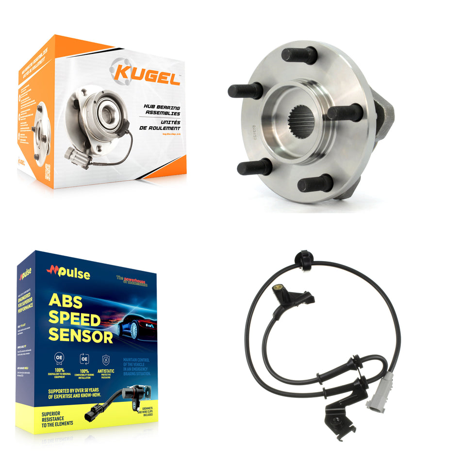 Front Wheel Hub Bearing & ABS Sensor Kit For Dodge Grand Caravan Chrysler Town Country K7S-102277