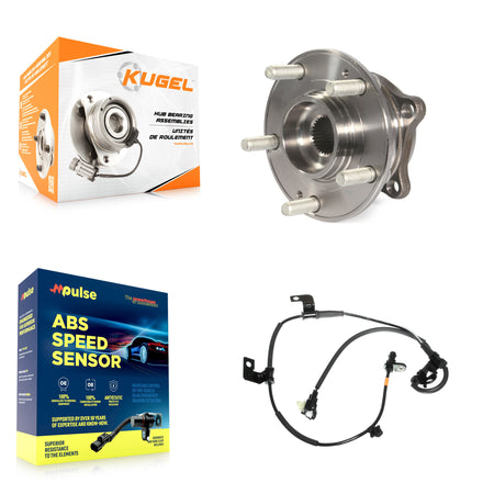 Front Wheel Hub Bearing & Sensor Kit For 2016 Kia Optima 2.4L with GAS engine 4-Wheel ABS K7S-102295