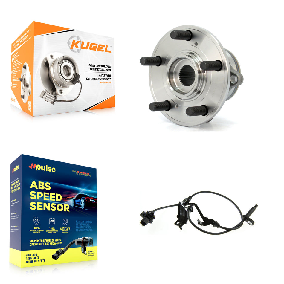 Front Wheel Hub Bearing And ABS Sensor Kit For Honda Pilot Acura MDX ZDX with Harness K7S-102310