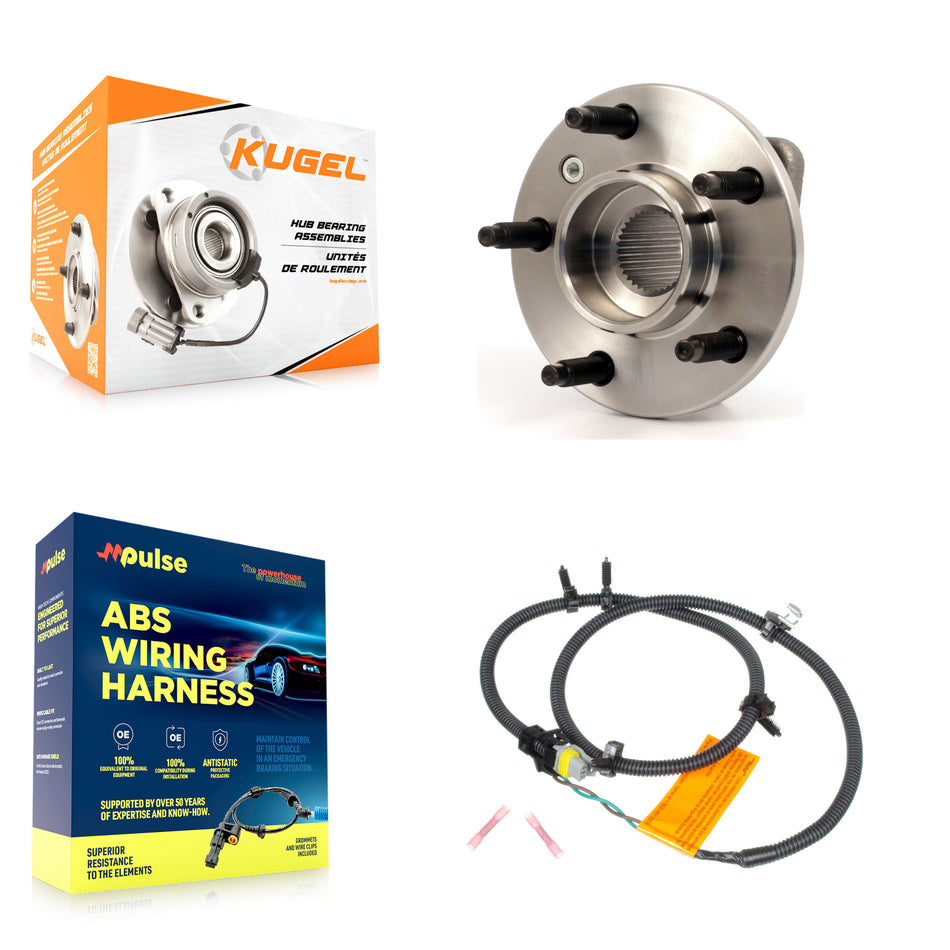 Front Wheel Hub Bearing And ABS Sensor Kit For Chevrolet Impala Monte Carlo K7S-102314