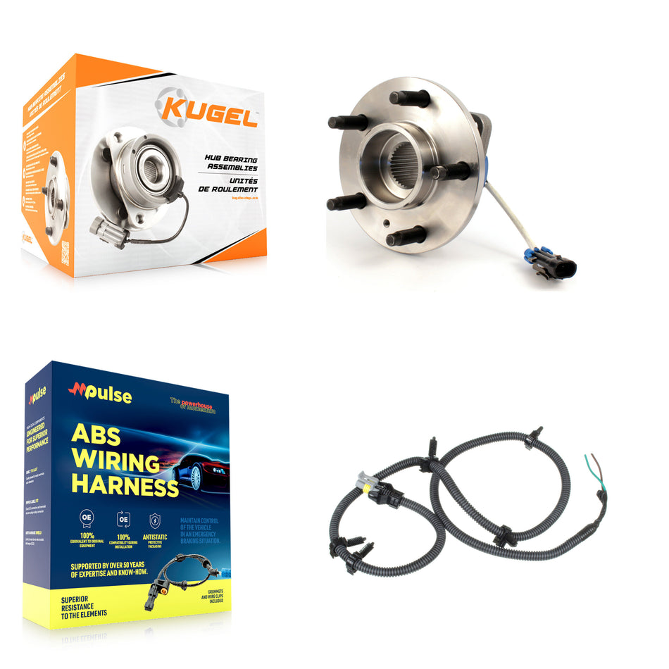 Front Wheel Hub Bearing & Extra ABS Sensor Kit For Pontiac Grand Prix Oldsmobile Intrigue K7S-102315