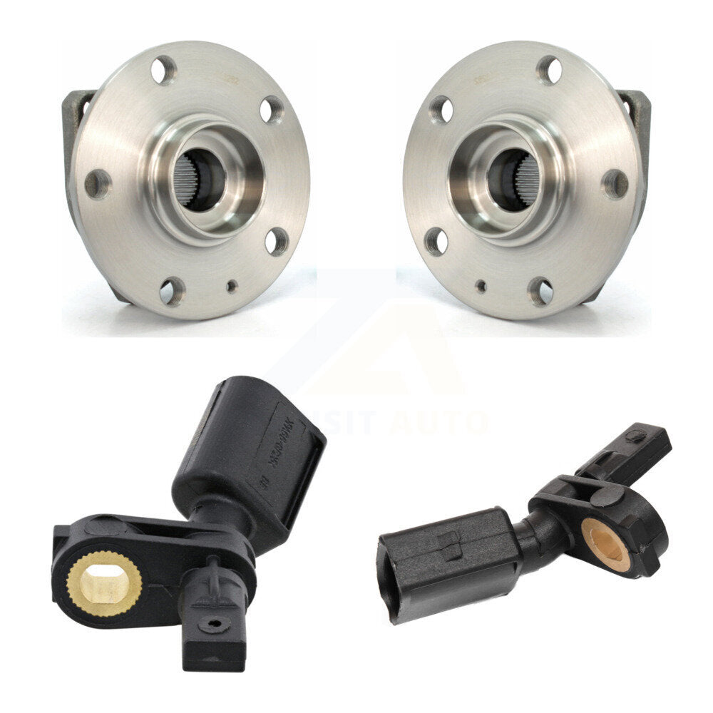 Front Wheel Hub Bearing And ABS Sensor Kit For Volkswagen Golf SportWagen Alltrack e-Golf K7S-102319