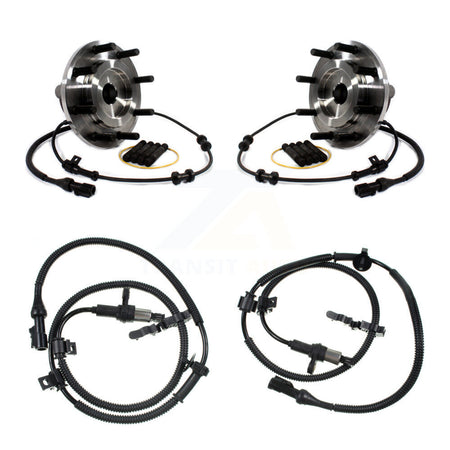 Front Wheel Hub Bearing Extra ABS Sensor Kit For Ford F-350 Super Duty F-250 with Harness K7S-102324