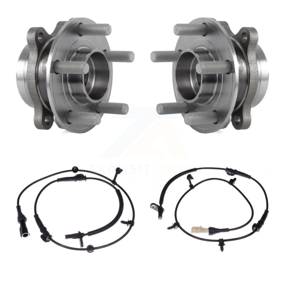 Front Wheel Hub Bearing ABS Sensor Kit For 2015 Ford Edge 3.5L/2.0L/2.7L with 4-Wheel K7S-102334