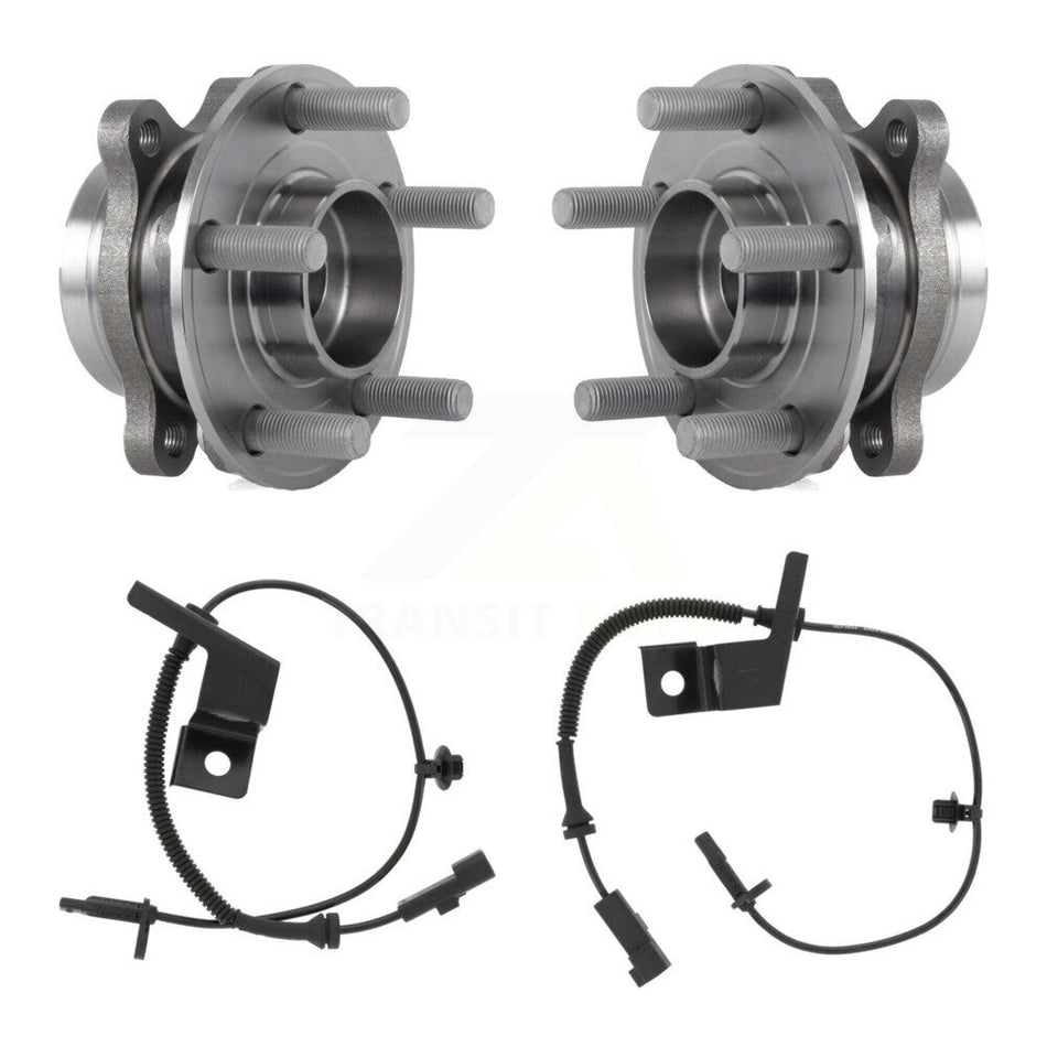 Front Wheel Hub Bearing And ABS Sensor Kit For 2018 Lincoln Continental with Harness K7S-102338