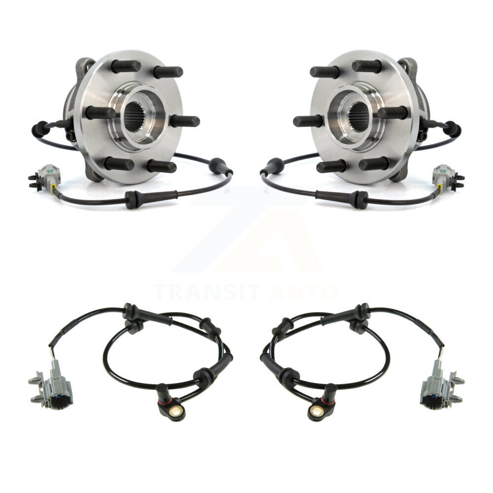Front Wheel Hub Bearing Extra ABS Sensor Kit For Suzuki Equator 4WD with 4.0L 4-Wheel K7S-102345