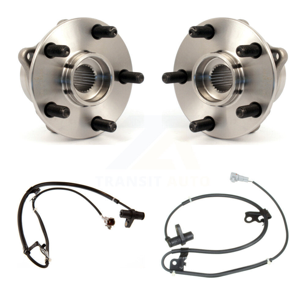 Front Wheel Hub Bearing & Sensor Kit For Toyota Prius 1.5L with 4-Wheel ABS Harness K7S-102349