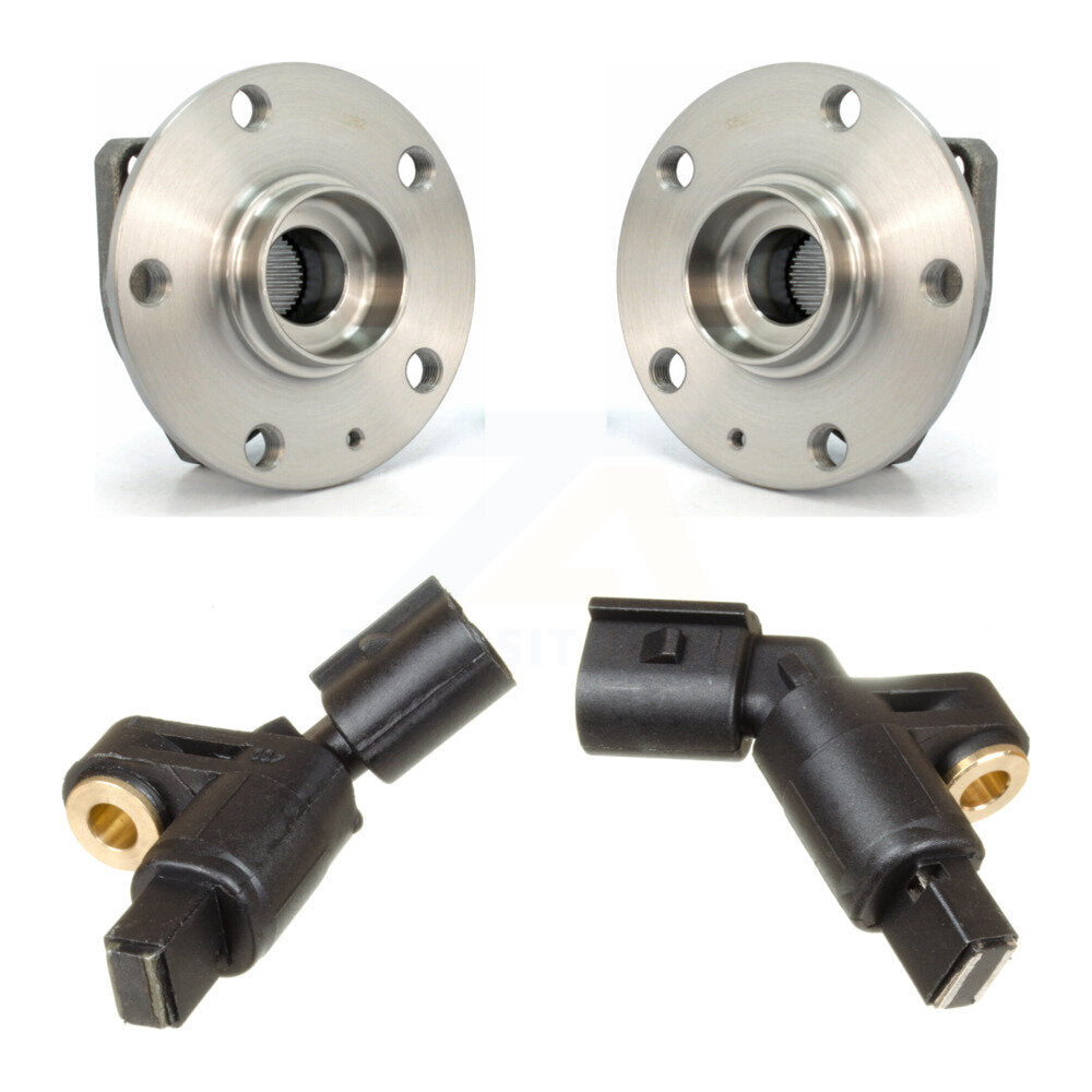 Front Wheel Hub Bearing & Sensor Kit For 07-10 Volkswagen Golf City 2.0L with 4-Wheel ABS K7S-102354