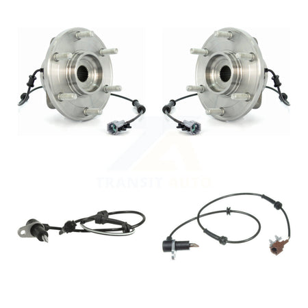 Front Wheel Hub Bearing Extra Sensor Kit For 2004 Nissan Pathfinder 3.5L with 4-Wheel ABS K7S-102374