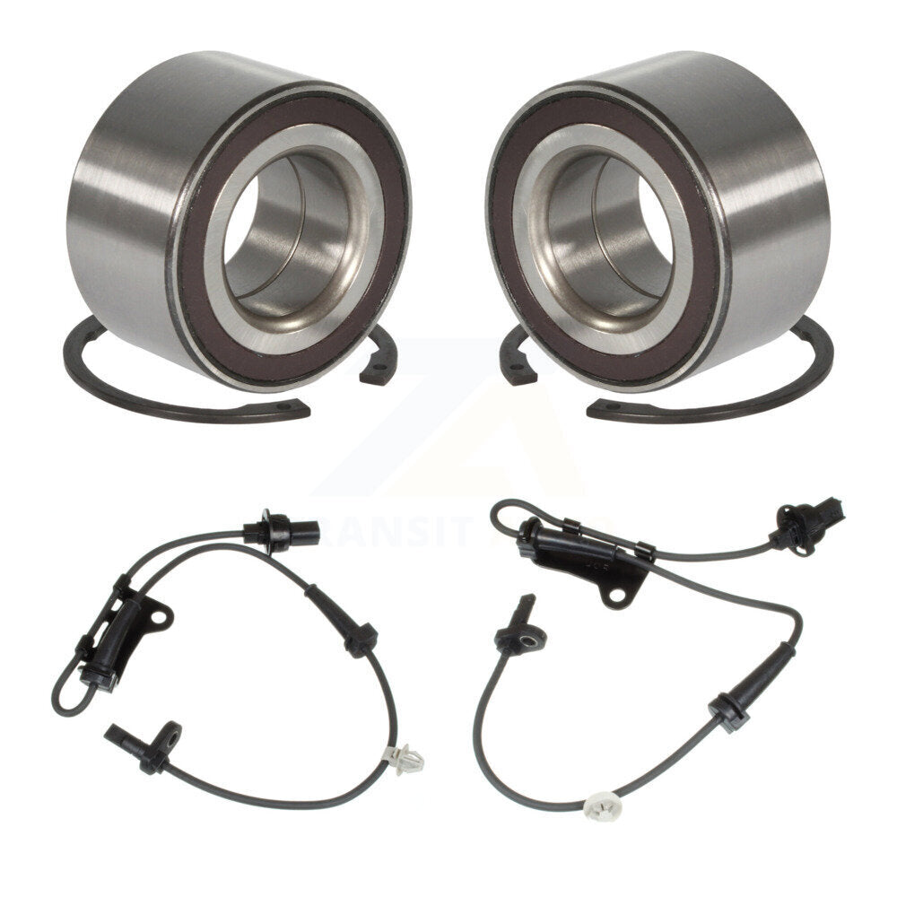 Front Wheel Bearing Sensor Kit For 10-14 Honda Insight 1.3L with 4-Wheel ABS Harness K7S-102414