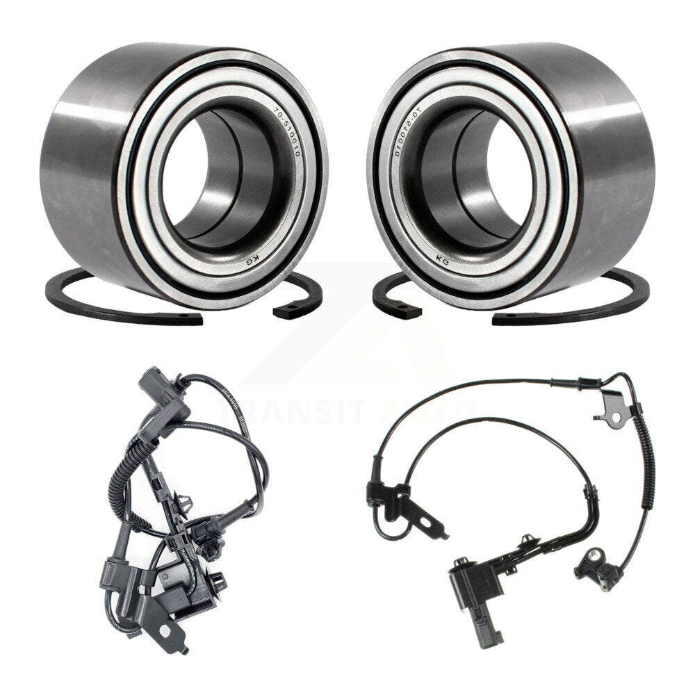 Front Wheel Bearing ABS Sensor Kit For Ford Fusion Lincoln MKZ Mercury Milan with Harness K7S-102481