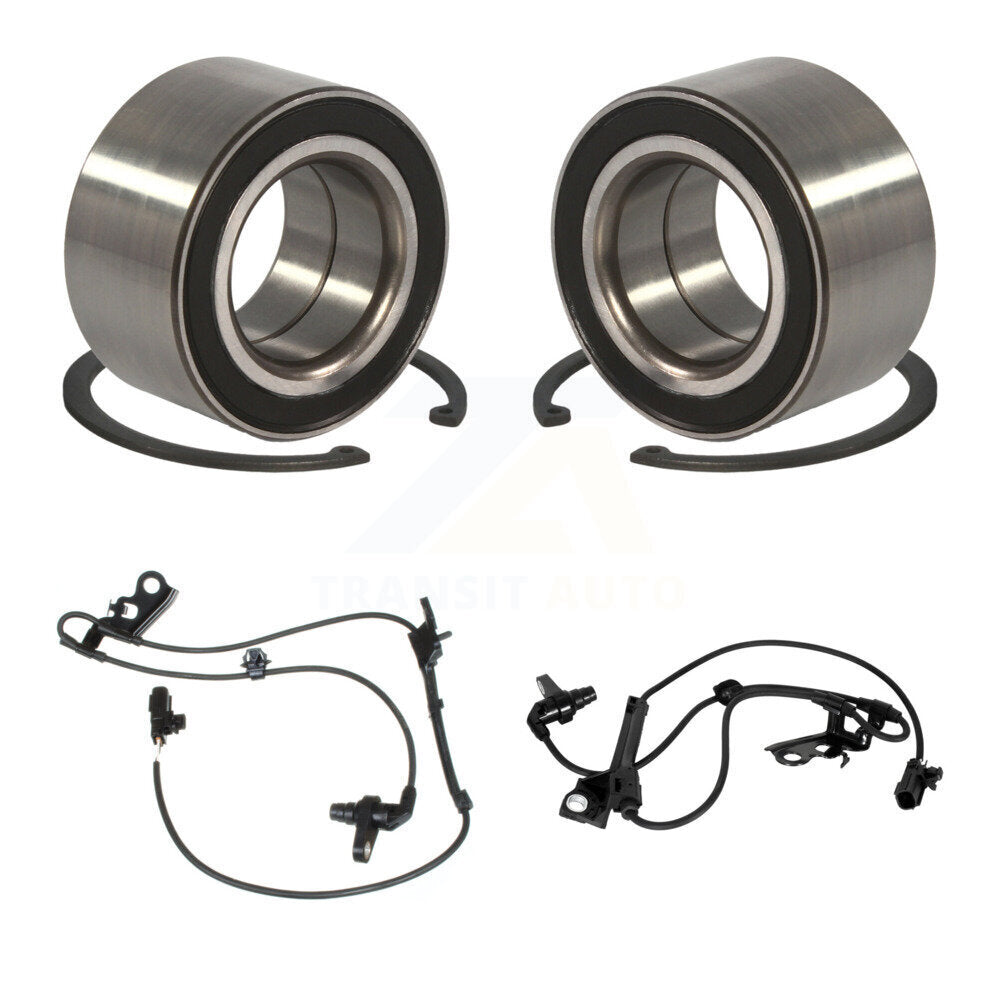 Front Wheel Bearing Sensor Kit For 09-10 Pontiac Vibe 2.4L with 4-Wheel ABS Harness K7S-102509
