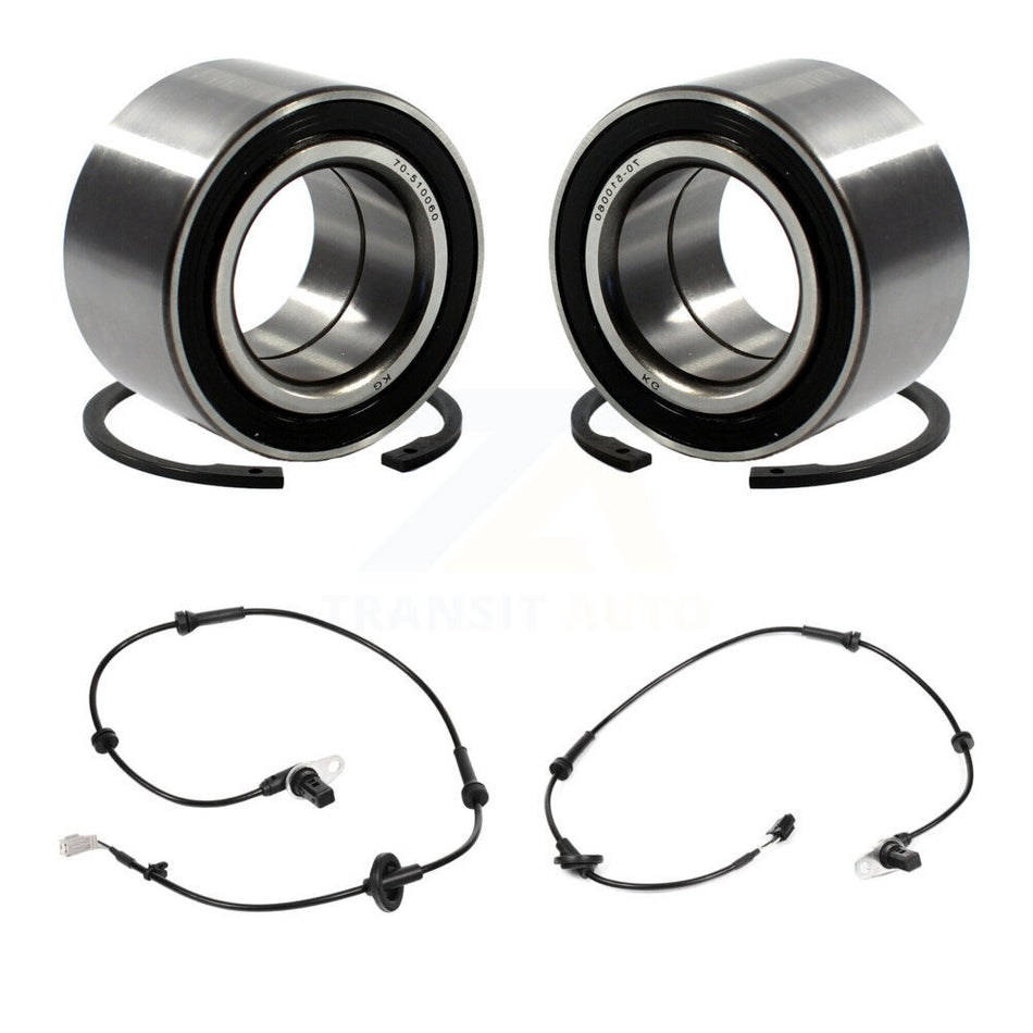 Front Wheel Bearing Sensor Kit For 04-08 Nissan Maxima 3.5L with 4-Wheel ABS Harness K7S-102523