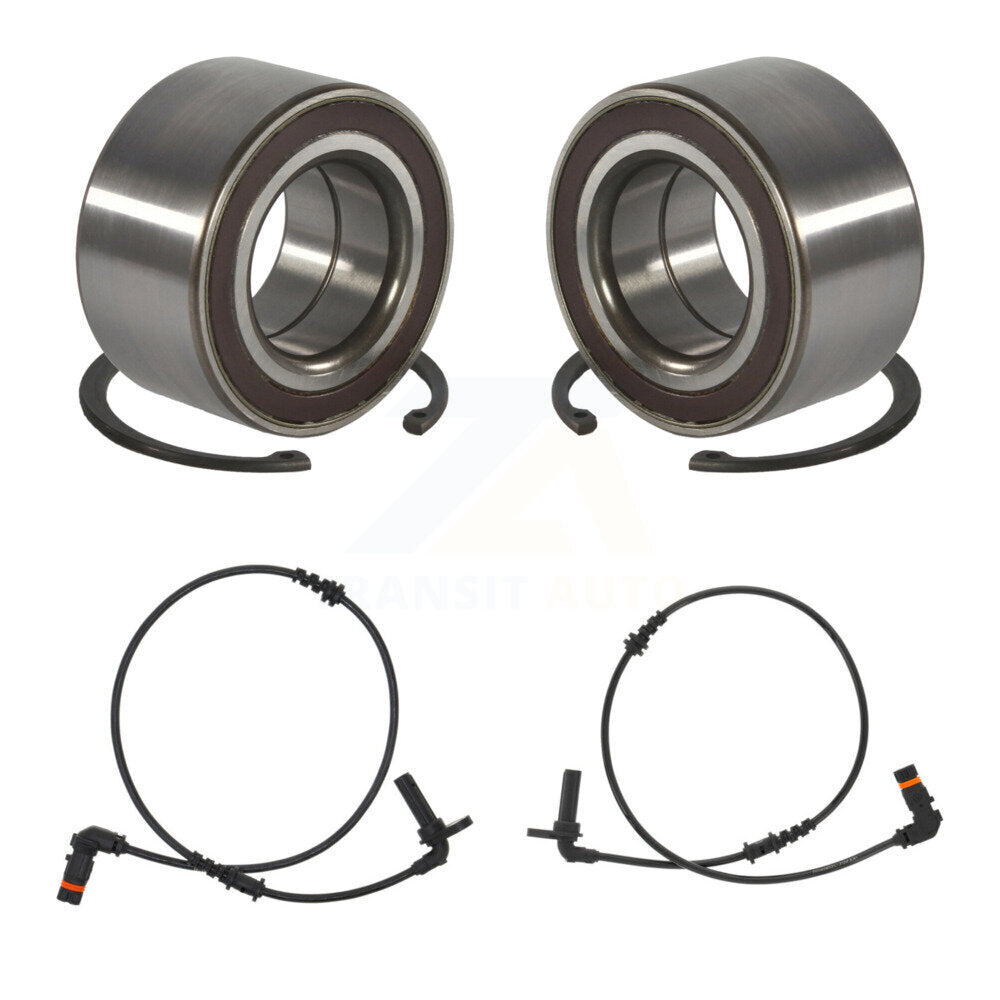 Front Wheel Bearing & Sensor Kit For 2015 Mercedes-Benz CLS550 To 02 05 with Harness K7S-102527