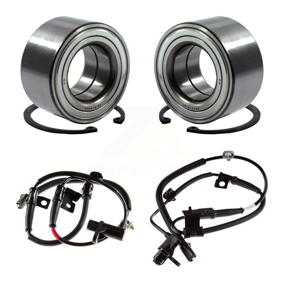 Front Wheel Bearing Sensor Kit For 07 Hyundai Elantra 2.0L with 4-Wheel ABS Harness K7S-102544