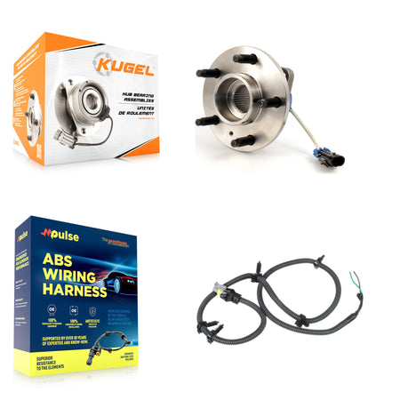Front Wheel Hub Bearing Extra Sensor Kit For 98 Oldsmobile Intrigue 3.8L with 4-Wheel ABS K7S-102548
