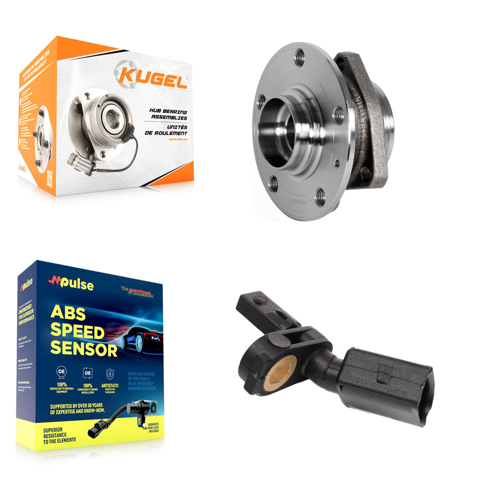 Front Wheel Hub Bearing And ABS Sensor Kit For Audi A3 Quattro S3 Sportback e-tron K7S-102549