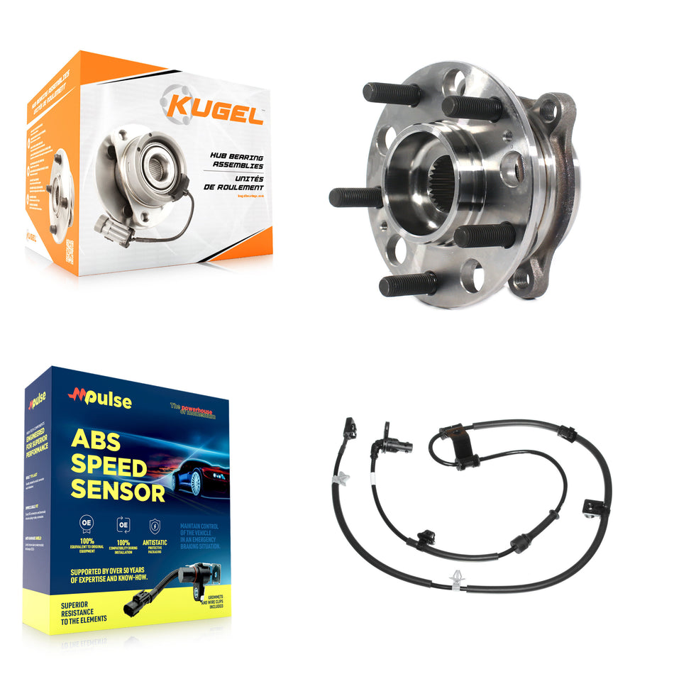 Front Wheel Hub Bearing And ABS Sensor Kit For Hyundai Santa Fe Sport XL K7S-102554