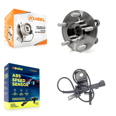 Front Wheel Hub Bearing & Sensor Kit For Ford Fusion Lincoln MKZ Police Responder Hybrid K7S-102570