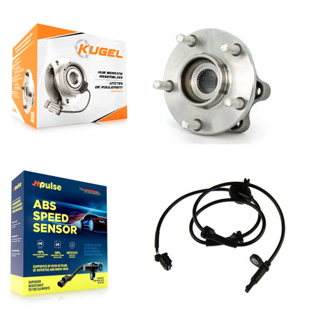 Front Wheel Hub Bearing And ABS Sensor Kit For Nissan Quest 3.5L with 4-Wheel K7S-102580