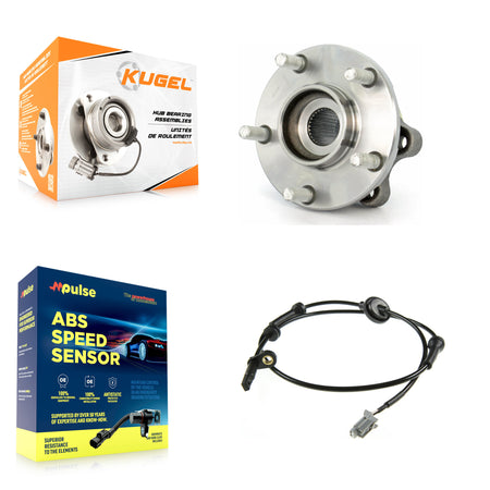 Front Wheel Hub Bearing And ABS Sensor Kit For Nissan Quest 3.5L with 4-Wheel K7S-102581