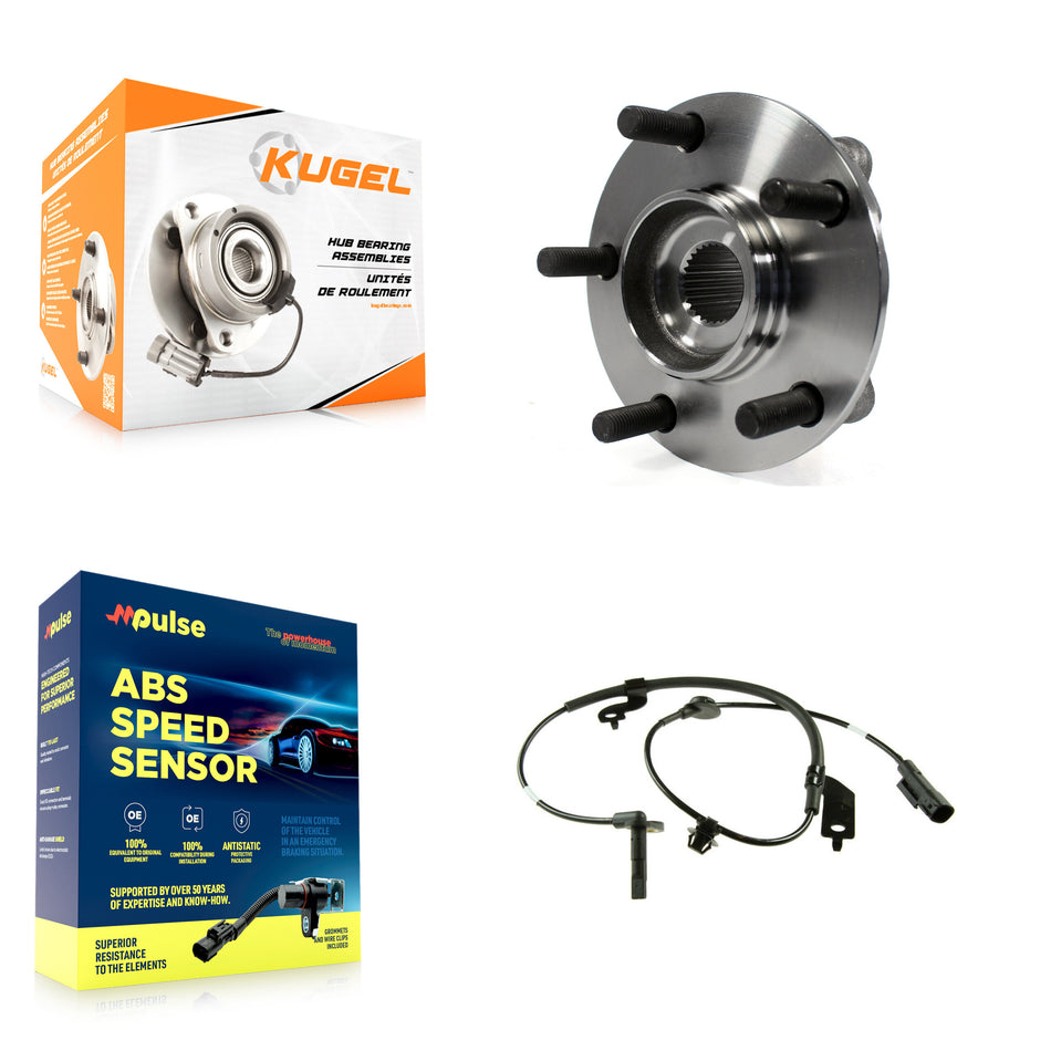 Front Wheel Hub Bearing And ABS Sensor Kit For Mitsubishi Lancer with Harness K7S-102596