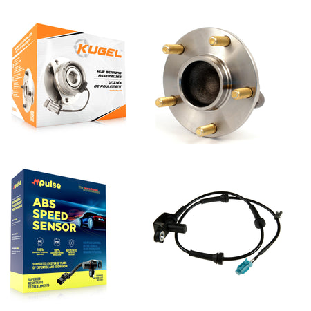 Front Wheel Hub Bearing And ABS Sensor Kit For INFINITI G35 Nissan 350Z K7S-102609
