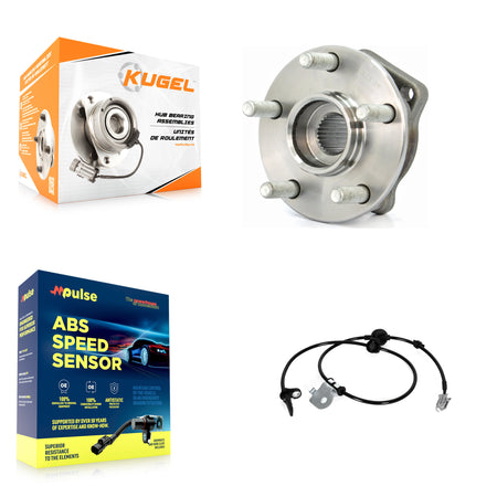 Front Wheel Hub Bearing And ABS Sensor Kit For Subaru Impreza XV Crosstrek K7S-102627