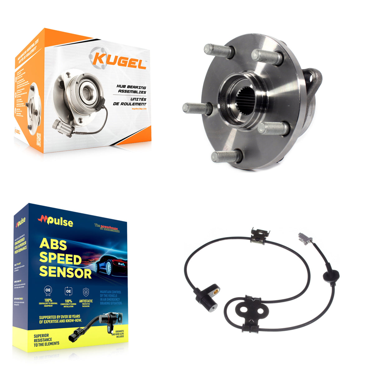 Front Wheel Hub Bearing And ABS Sensor Kit For Subaru Impreza K7S-102632