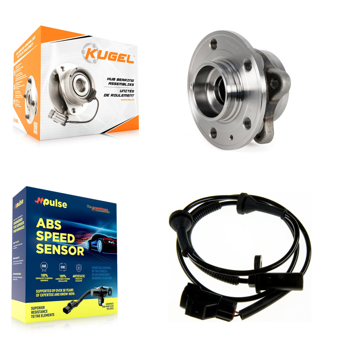 Front Wheel Hub Bearing And ABS Sensor Kit For Volvo XC90 with Harness K7S-102639