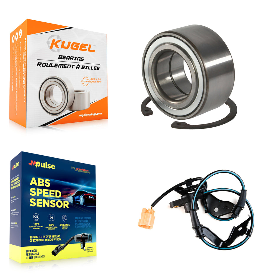 Front Wheel Bearing And ABS Sensor Kit For Honda Civic Built in Japan with Harness K7S-102650