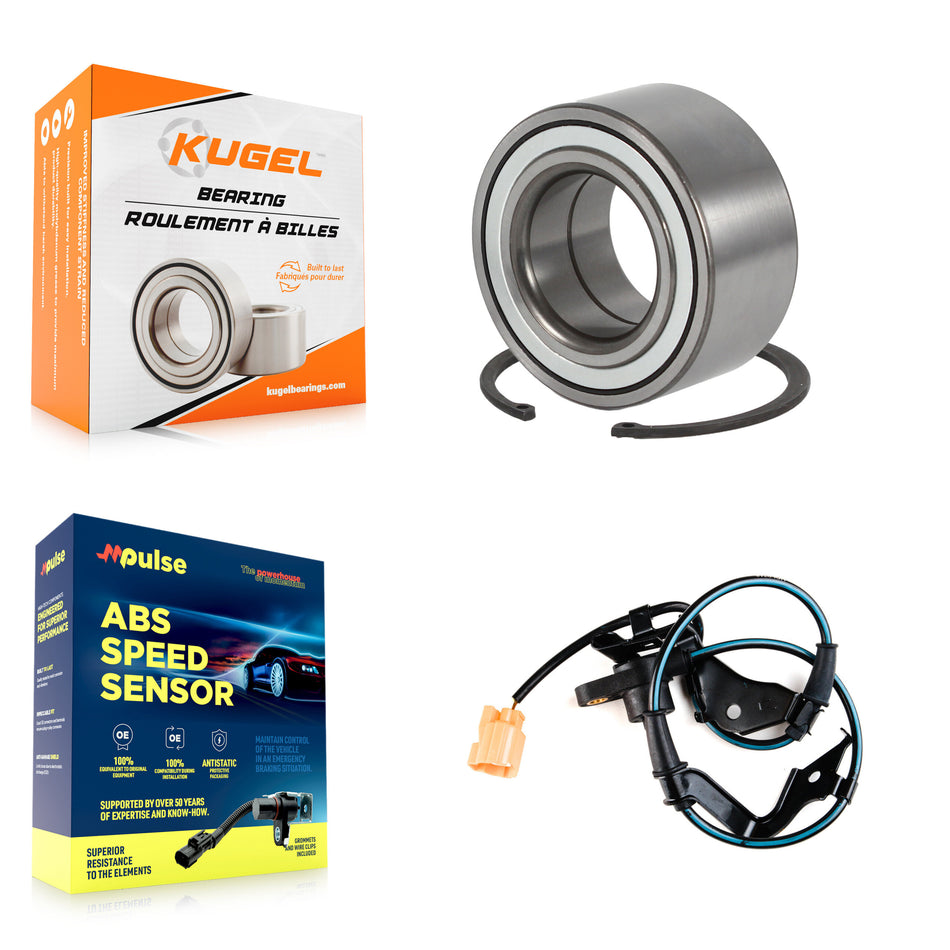 Front Wheel Bearing ABS Sensor Kit For 2004-2005 Honda Civic Built in Japan with Harness K7S-102652