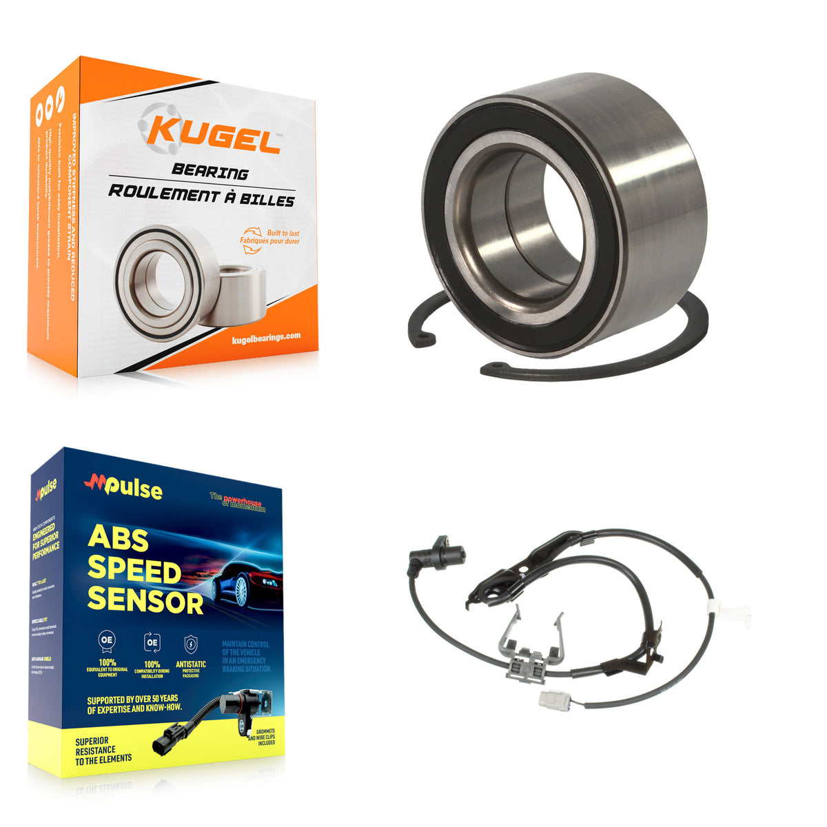 Front Wheel Bearing And ABS Sensor Kit For Toyota Camry Solara Lexus ES330 with Harness K7S-102667