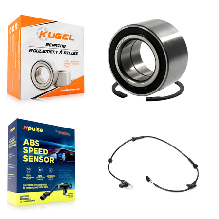 Front Wheel Bearing Sensor Kit For 04-08 Nissan Maxima 3.5L with 4-Wheel ABS Harness K7S-102682