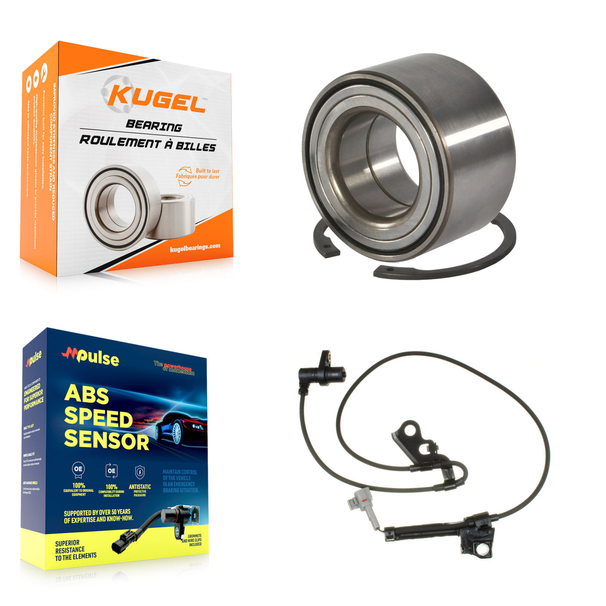 Front Wheel Bearing And ABS Sensor Kit For Toyota Corolla Built in Japan with Harness K7S-102693