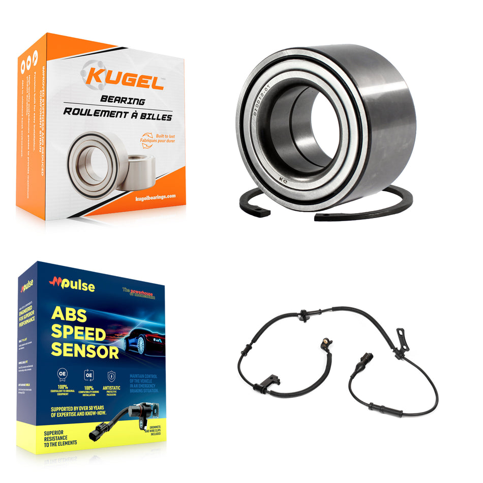 Front Wheel Bearing And ABS Sensor Kit For 1995-1997 Ford Probe 2.5L 2.0L with Harness K7S-102695