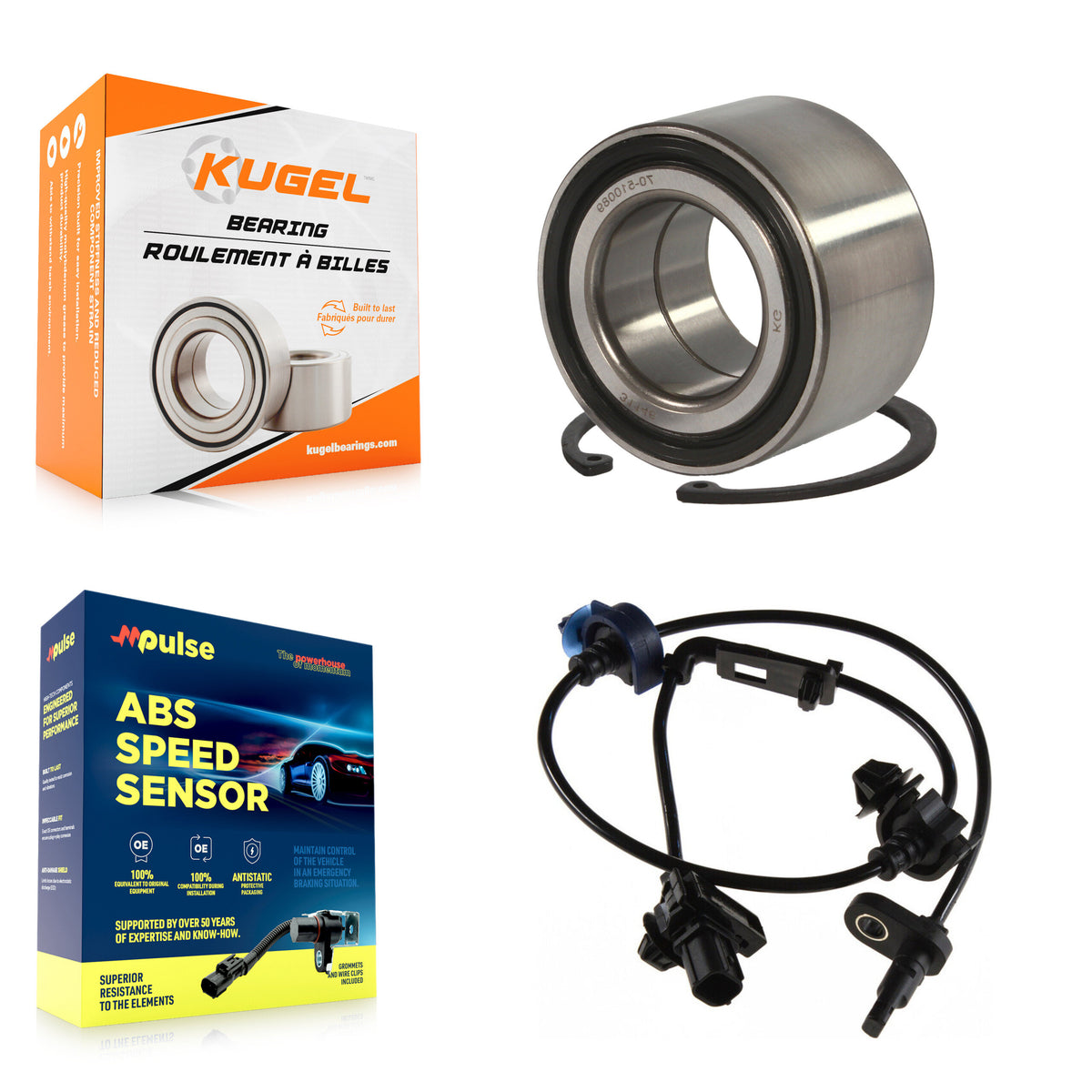Front Wheel Bearing And ABS Sensor Kit For Honda Civic K7S-102705
