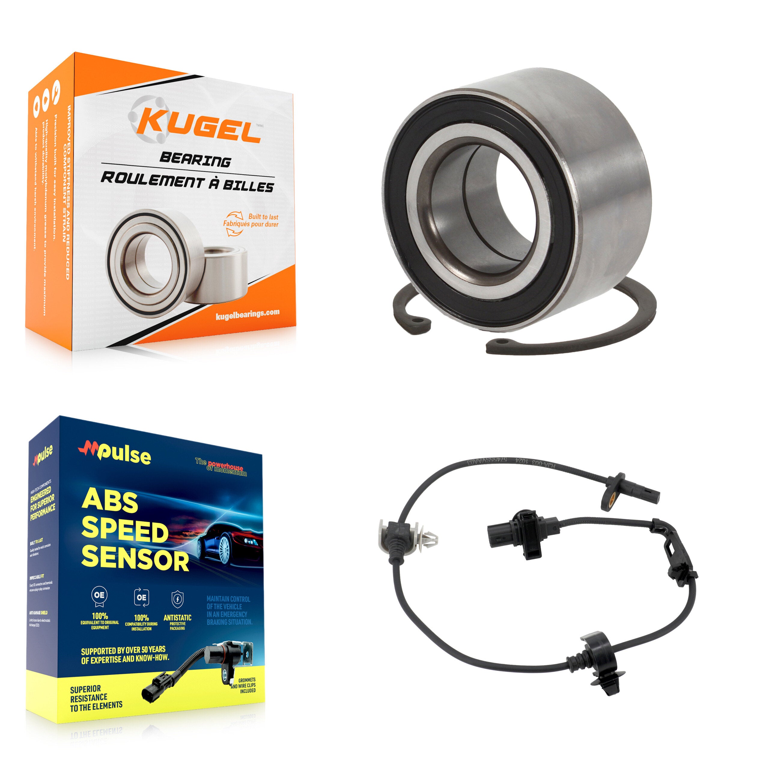 Front Wheel Bearing And ABS Sensor Kit For Honda Civic K7S-102711