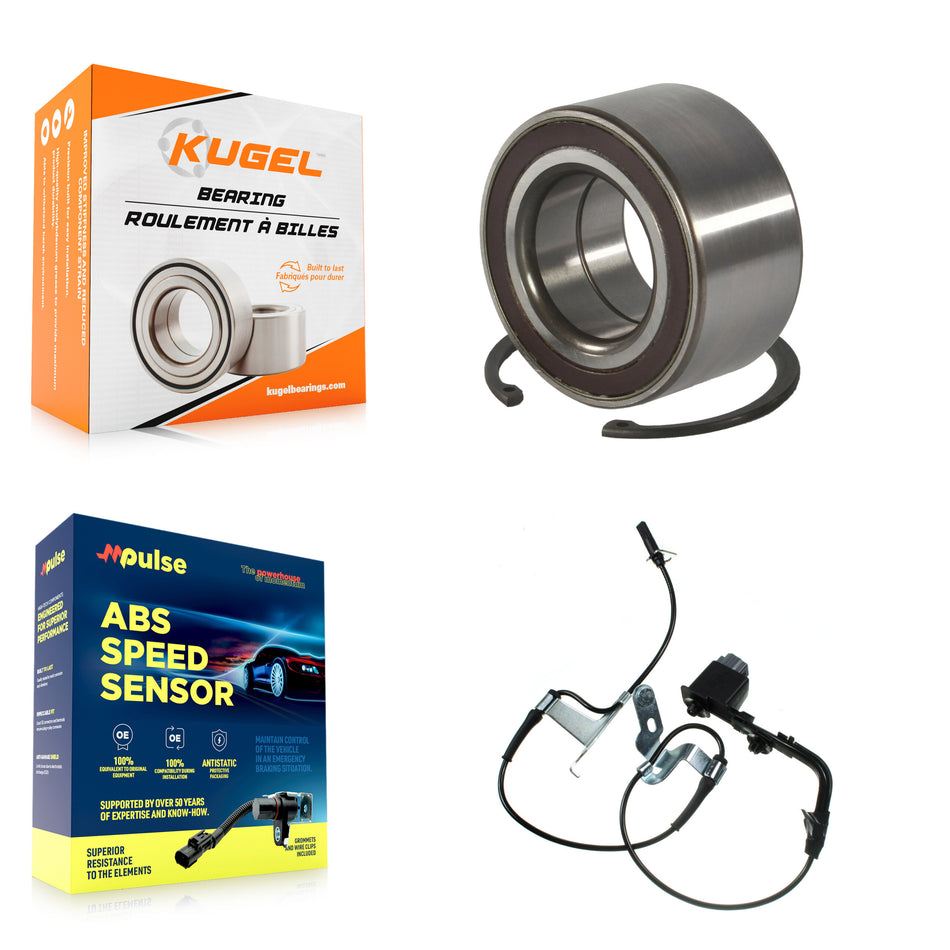 Front Wheel Bearing & Sensor Kit For 2009-2013 Mazda 6 2.5L with 4-Wheel ABS Harness K7S-102719