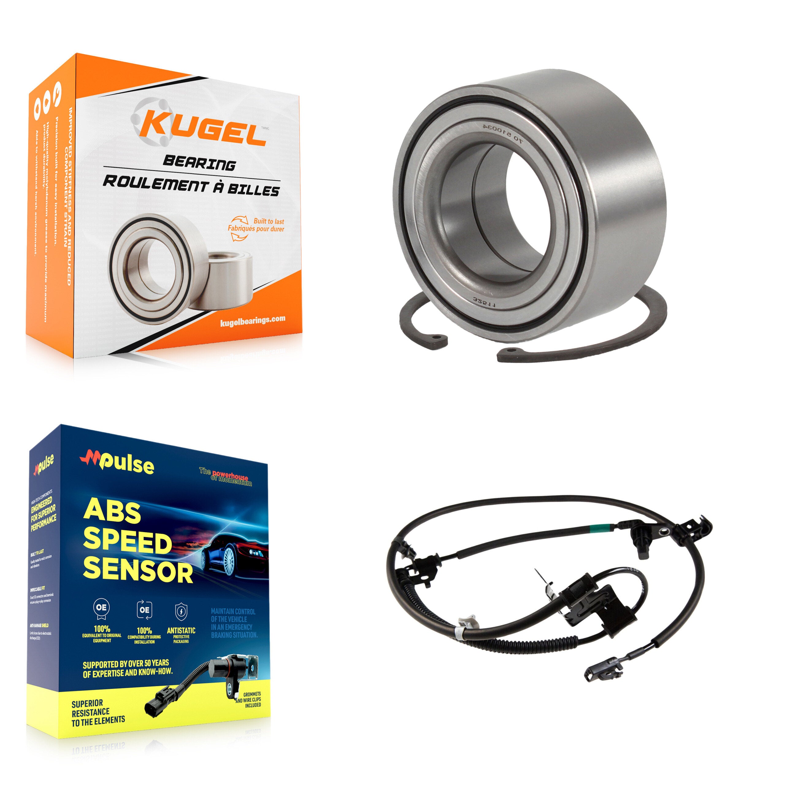 Front Wheel Bearing And ABS Sensor Kit For Kia Optima Magentis 2.4L/2.7L with 4-Wheel K7S-102767