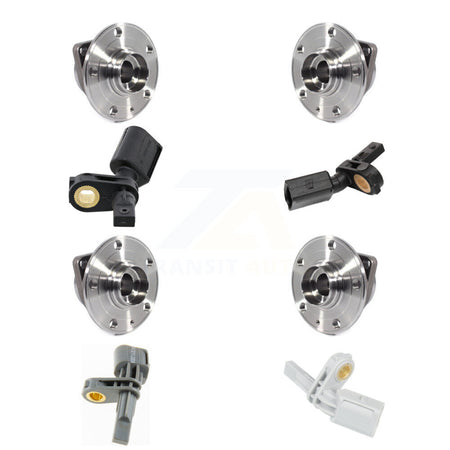Front Rear Wheel Hub Bearing Sensor Kit (8Pc) For Volkswagen Tiguan Audi Q3 Arteon TT RS K7S-102802