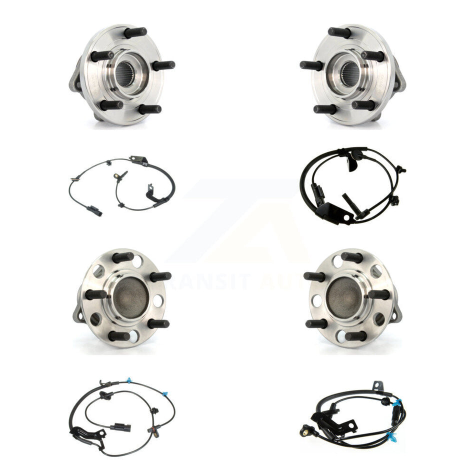 Front Rear Wheel Hub Bearing ABS Sensor Kit (8Pc) For Chrysler 200 Dodge Avenger Sebring K7S-102865