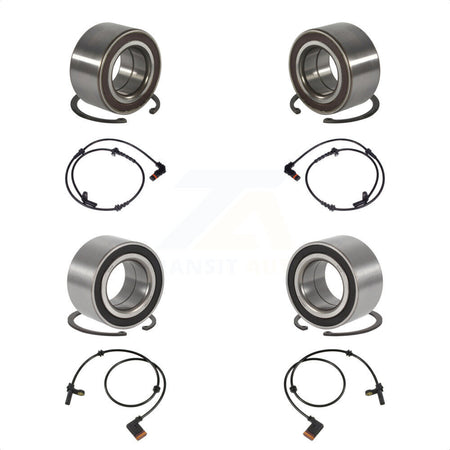 Front Rear Wheel Bearing ABS Sensor Kit For 2012 Mercedes-Benz S350 3.0L with 4-Wheel K7S-102892