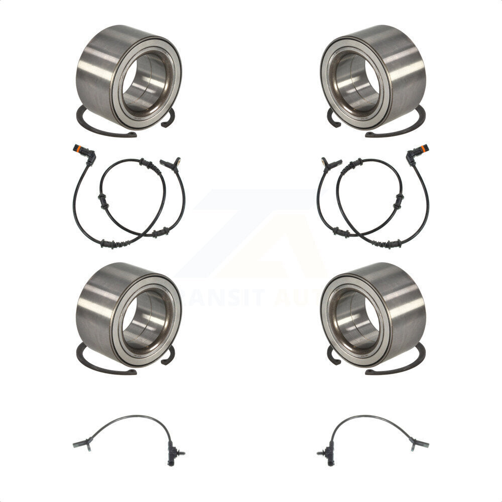 Front Rear Wheel Bearing And ABS Sensor Kit For Mercedes-Benz R350 with Harness K7S-102899